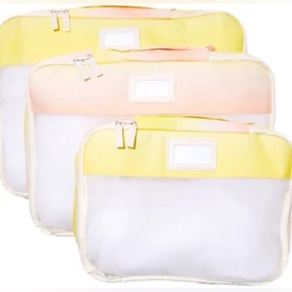 CALPAK Set of 3 Packing Cubes in Sorbet